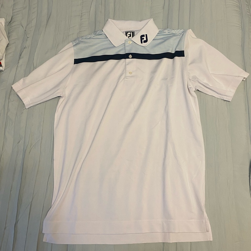 Footjoy athletic golf shirt, large